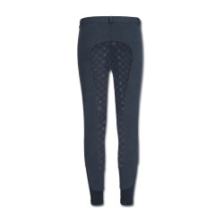 Pantaloni da equitazione termici ELT Fun Sport in silicone per bambini Blu notte