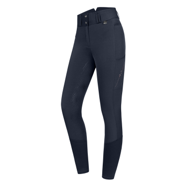 Pantaloni da equitazione termici ELT Mina Blu profondo