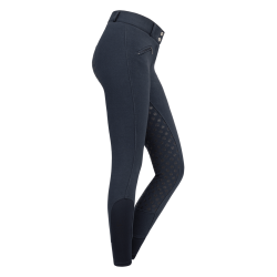 Pantaloni da equitazione termici a vita alta ELT Fun Sport in silicone