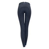 Pantaloni da equitazione termici a vita alta ELT Fun Sport in silicone Blu notte Pantaloni da equitazione termici a vita alta ELT Fun Sport in silicone Blu notte