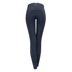 Pantaloni da equitazione termici a vita alta ELT Fun Sport in silicone Blu notte Pantaloni da equitazione termici a vita alta ELT Fun Sport in silicone Blu notte