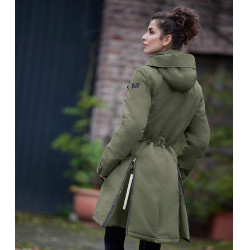 Parka da equitazione invernale ELT Kopenhagen Oliva Verde