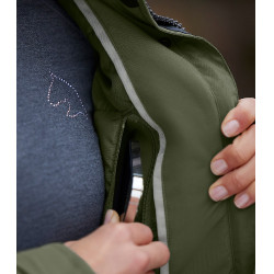 Parka da equitazione invernale ELT Kopenhagen Oliva Verde
