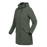 Parka da equitazione invernale ELT Performance Ontario Oliva scuro Kaki Parka da equitazione invernale ELT Performance Ontario Oliva scuro Kaki