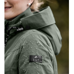 Parka da equitazione invernale ELT Performance Ontario Oliva scuro Kaki Parka da equitazione invernale ELT Performance Ontario Oliva scuro Kaki