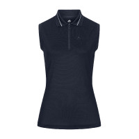 Polo tecnico senza maniche ELT Paris Blu profondo