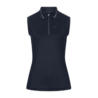 Polo tecnico senza maniche ELT Paris Blu profondo