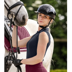 Polo tecnico senza maniche ELT Paris Blu profondo