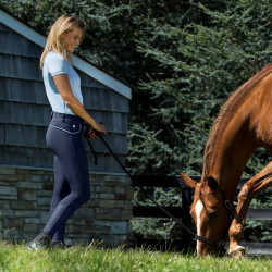 Pantaloni da equitazione Nordic Performance Horze con grip in silicone Peacoat blu scuro Pantaloni da equitazione Nordic Performance Horze con grip in silicone Peacoat blu scuro