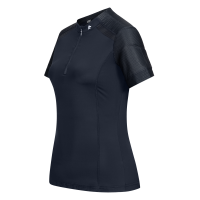 T-shirt con zip ELT funzionale Nancy Blu profondo