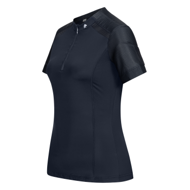 T-shirt con zip ELT funzionale Nancy Blu profondo