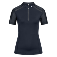 T-shirt con zip ELT funzionale Nancy Bianco