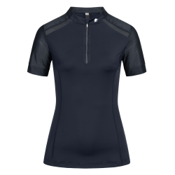 T-shirt con zip ELT funzionale Nancy Blu profondo