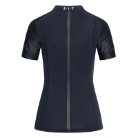 T-shirt con zip ELT funzionale Nancy Blu profondo