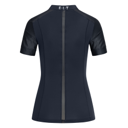 T-shirt con zip ELT funzionale Nancy Blu profondo