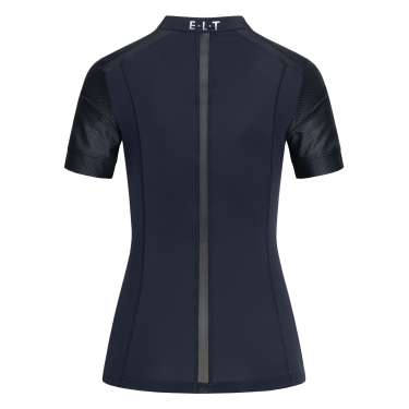 T-shirt con zip ELT funzionale Nancy Blu profondo