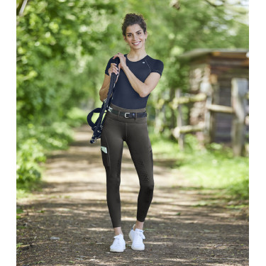 Leggings ELT a vita alta Hanna Fango Grigio