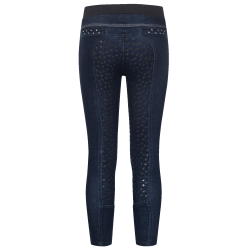 Leggings in jeans ELT Lucky Lia per bambini Blu notte / cuore fortunato
