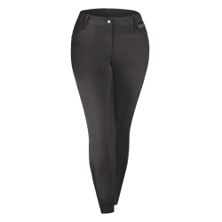 Pantaloni da equitazione ELT Dahlia Silicone Fango Grigio