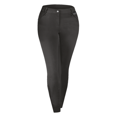 Pantaloni da equitazione ELT Dahlia Silicone Fango Grigio
