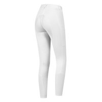 Pantaloni da equitazione ELT Essential silicone bambino Bianco