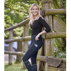Pantaloni da equitazione ELT Fenja Blu notte