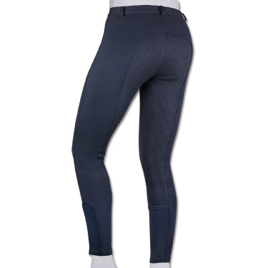 Pantaloni da equitazione ELT Fun Sport in silicone da donna Blu notte Pantaloni da equitazione ELT Fun Sport in silicone da donna Blu notte