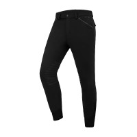Pantaloni da equitazione ELT Mailo con grip al ginocchio da uomo Nero