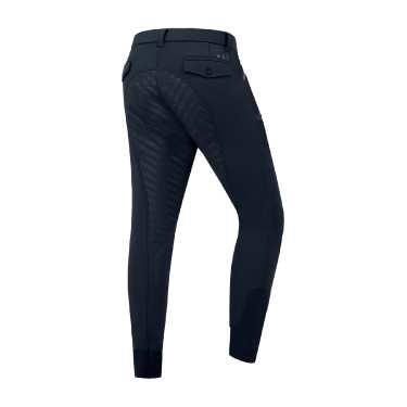 Pantaloni da equitazione ELT Marc silicone uomo Blu profondo