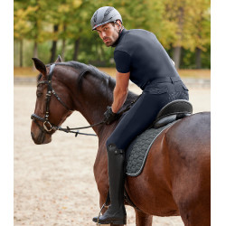 Pantaloni da equitazione ELT Marc silicone uomo Blu profondo