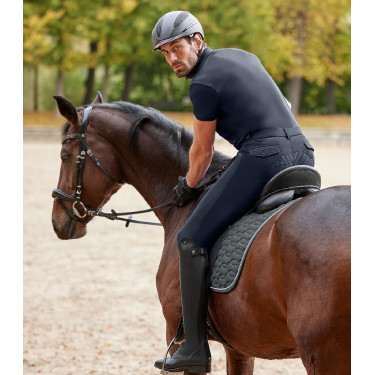 Pantaloni da equitazione ELT Marc silicone uomo Blu profondo