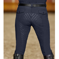 Pantaloni da equitazione ELT Marc silicone uomo Blu profondo