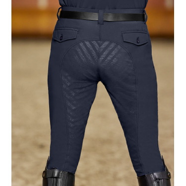 Pantaloni da equitazione ELT Marc silicone uomo Blu profondo