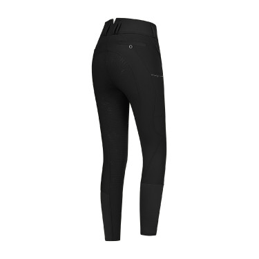 Pantaloni da equitazione ELT Mathilda Glam a vita alta Nero
