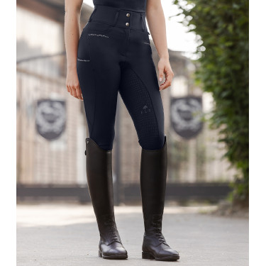Pantaloni da equitazione ELT Mathilda Glam a vita alta Blu profondo