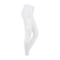 Pantaloni da equitazione ELT Micro grip ginocchia Bianco