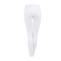 Pantaloni da equitazione ELT Micro grip ginocchia Bianco