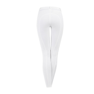 Pantaloni da equitazione ELT Micro grip ginocchia Bianco