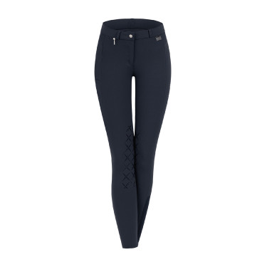 Pantaloni da equitazione ELT Micro grip ginocchia Blu notte