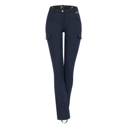 Pantaloni da equitazione ELT Micro Jodhpur Cargo silicone Blu notte
