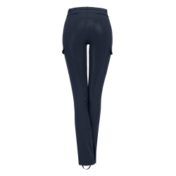 Pantaloni da equitazione ELT Micro Jodhpur Cargo silicone Blu notte