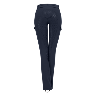 Pantaloni da equitazione ELT Micro Jodhpur Cargo silicone Blu notte