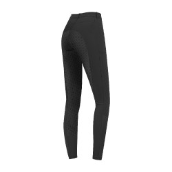 Pantaloni da equitazione ELT Micro Sport silicone Nero