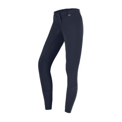 Pantaloni da equitazione ELT Micro Sport silicone Blu notte