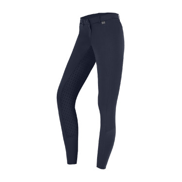 Pantaloni da equitazione ELT Micro Sport silicone Blu notte