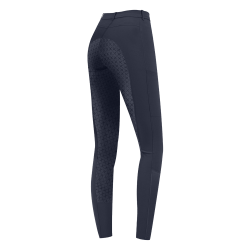 Pantaloni da equitazione ELT Micro Sport silicone Blu notte