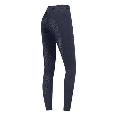 Pantaloni da equitazione ELT Micro Sport silicone Blu notte