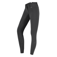 Pantaloni da equitazione ELT Micro Sport in silicone a vita alta Nero