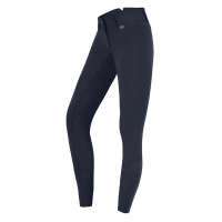 Pantaloni da equitazione ELT Micro Sport in silicone a vita alta Nero