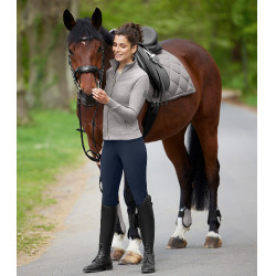 Pantaloni da equitazione ELT Micro Sport in silicone a vita alta Blu notte